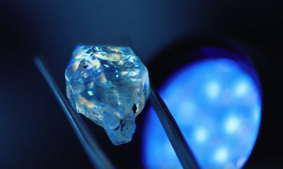 Blue gemstone identification